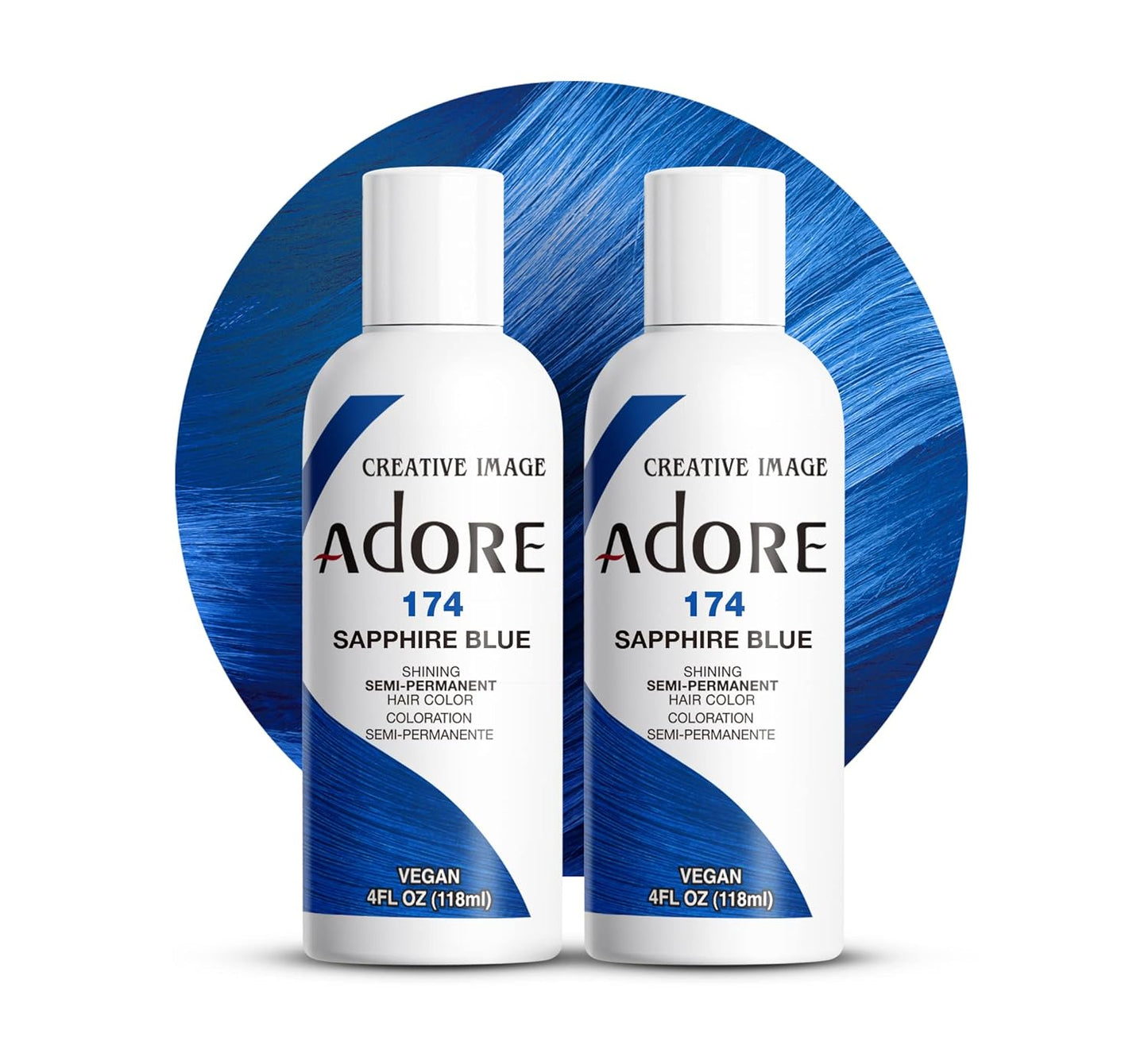 Adore Semi Permanent Hair Color - Mystic Grey | Vegan, Ammonia-Free Hair Dye | 4 Fl Oz