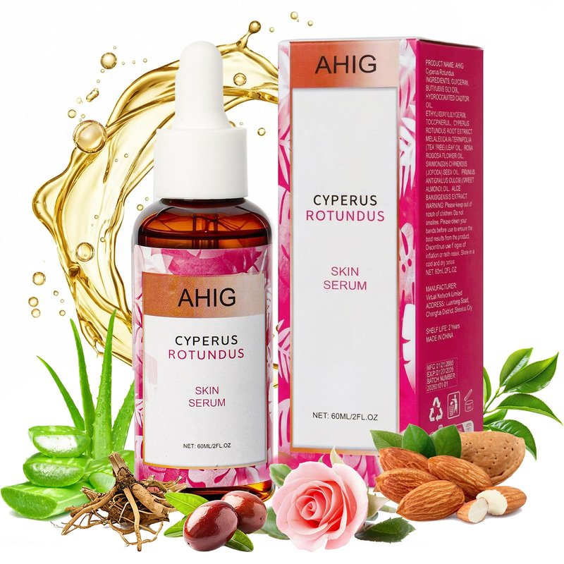 Cyperus Rotundus Oil Skin Serum, Natural Shaving & Hair-Reducing Moisturization Oil for Women and Men, Skin Soothing with Natural Plant Extracts, Inhibits & Slows Regrowth for All Skin Types