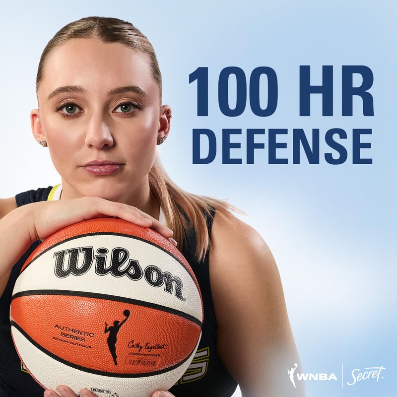 Secret Clinical Strength 100HR Defense, Invisible Solid Antiperspirant Deodorant for Women, Paige Bueckers Edition, Triple Threat Sweat Protection, Hyaluronic Acid, Buzzer Beater Berry Scent, 2.6 oz