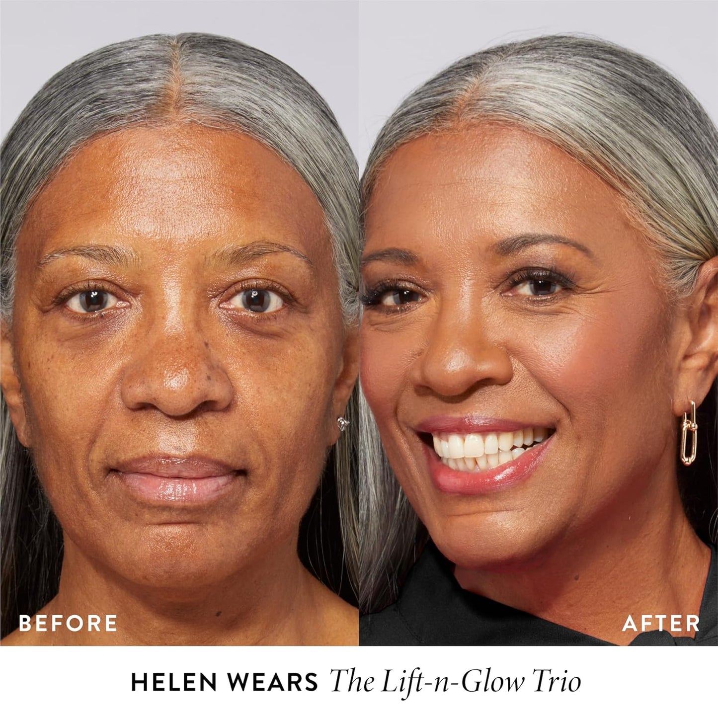 Laura Geller Geller's Greatest Lift-n-Glow Baked Trio Palette | Highlighter, Blush, Bronzer for All Skin Tones