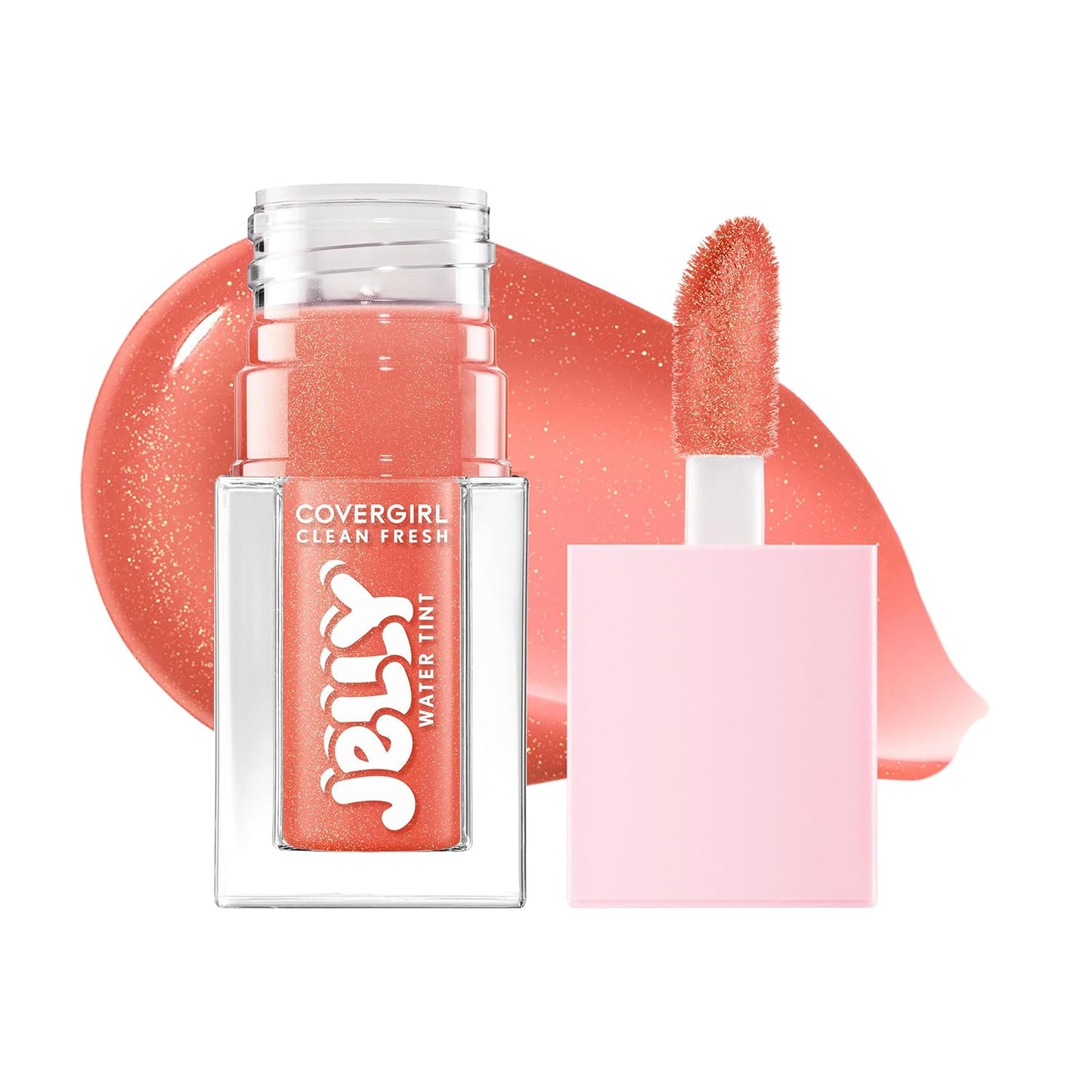 COVERGIRL Clean Fresh Jelly Water Tint | Hydrating Lip & Cheek Tint - 20 Cherry Burst (Cherry Red)