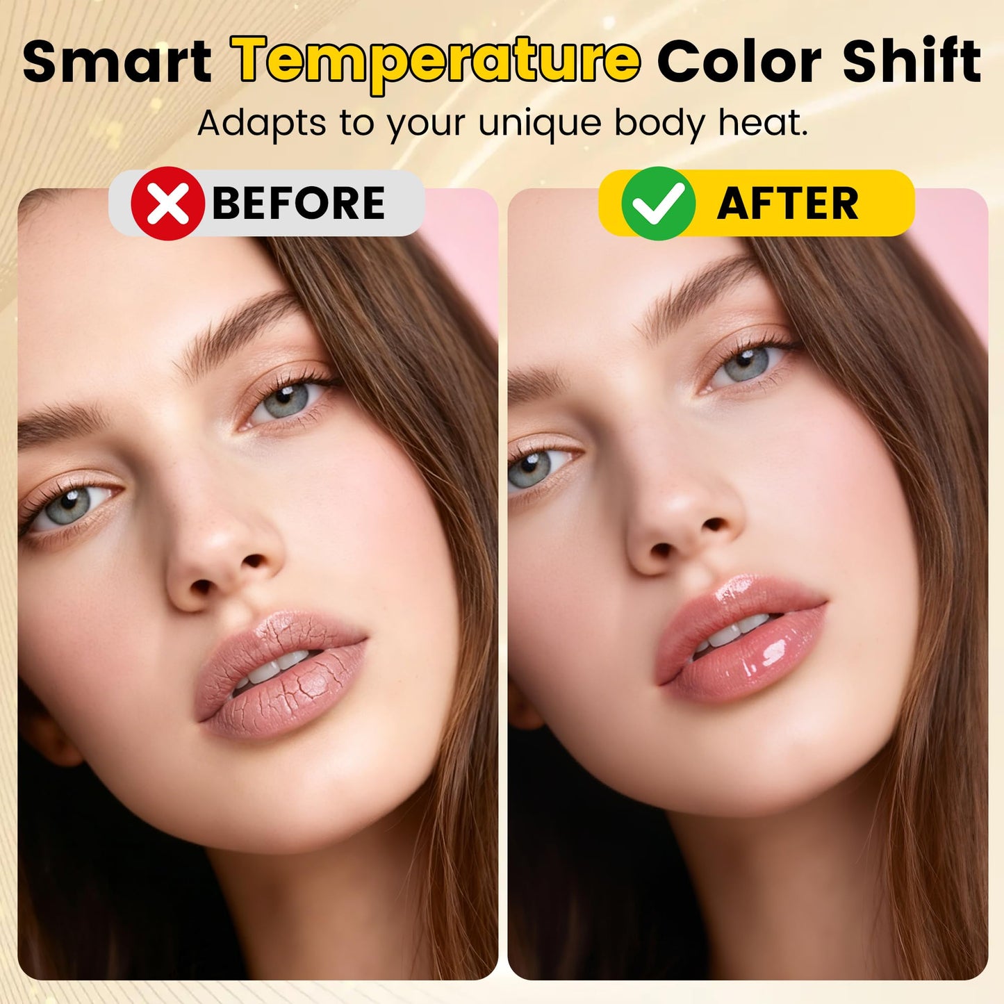 2026 New Lipstick for Older Women, PH Color Changing Lipstick Skin-Adaptive Lipsticks, Transferproof Clear Lip Sticks, Long Lasting Moisturizing Tinted Lip Balm (2 pcs)
