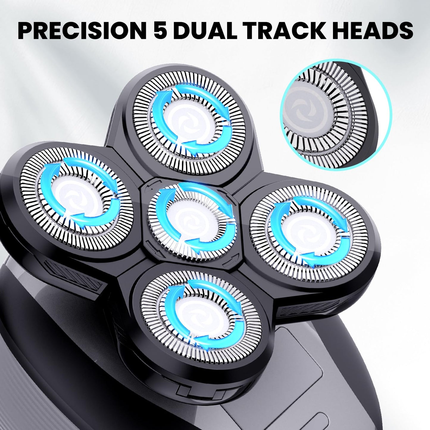 1x Shaver Replacement Blades Compatible with Freebird Head Shaver,Head and Face Electric Razor Shaver Head Head Shaver Replacement Heads for Men (1)