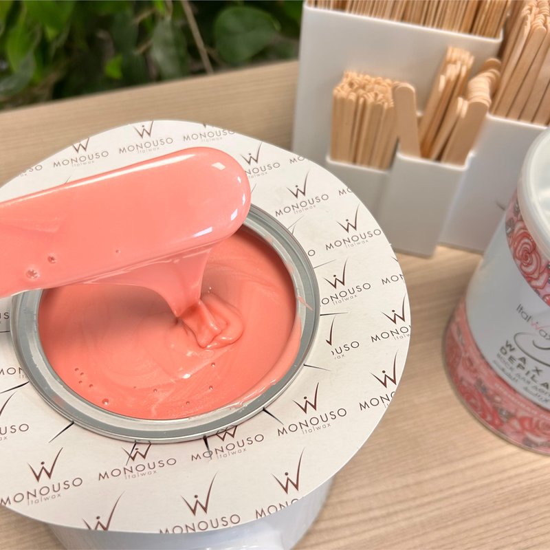 Italwax Flex Rose Oil - 14oz (397 g) - Soft wax tin for hair removal - Uncented - Liposoluble syntetic formulation - Ideal for waxing all body area - Made in Italy