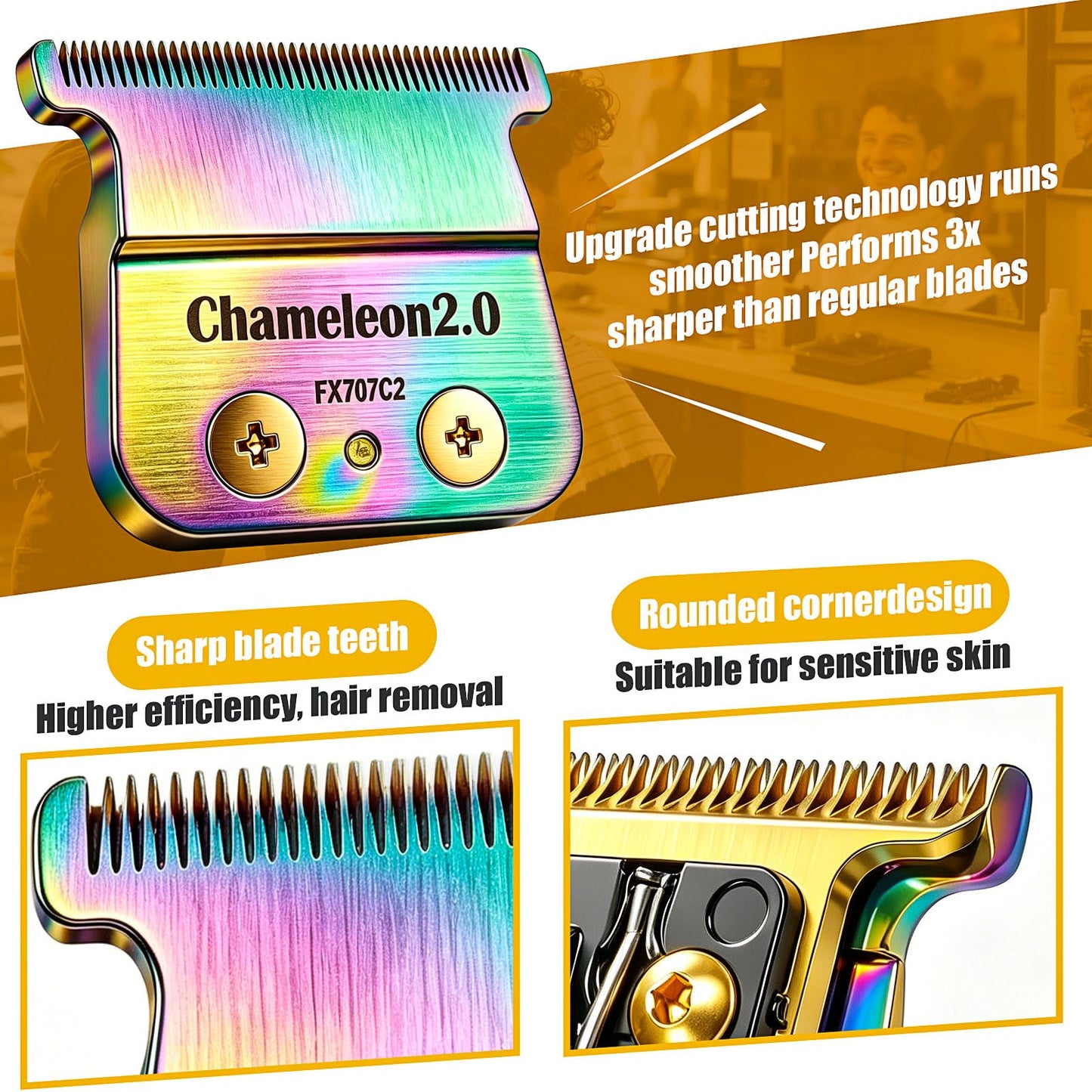 Replacement Blades Compatible with BaByliss PRO Hair Trimmers