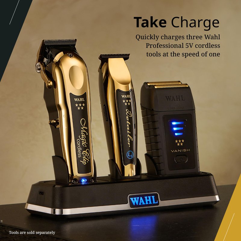 Wahl Professional Power Station for Barbers and Stylists, High-Performance Multi-Tool Charging Station
