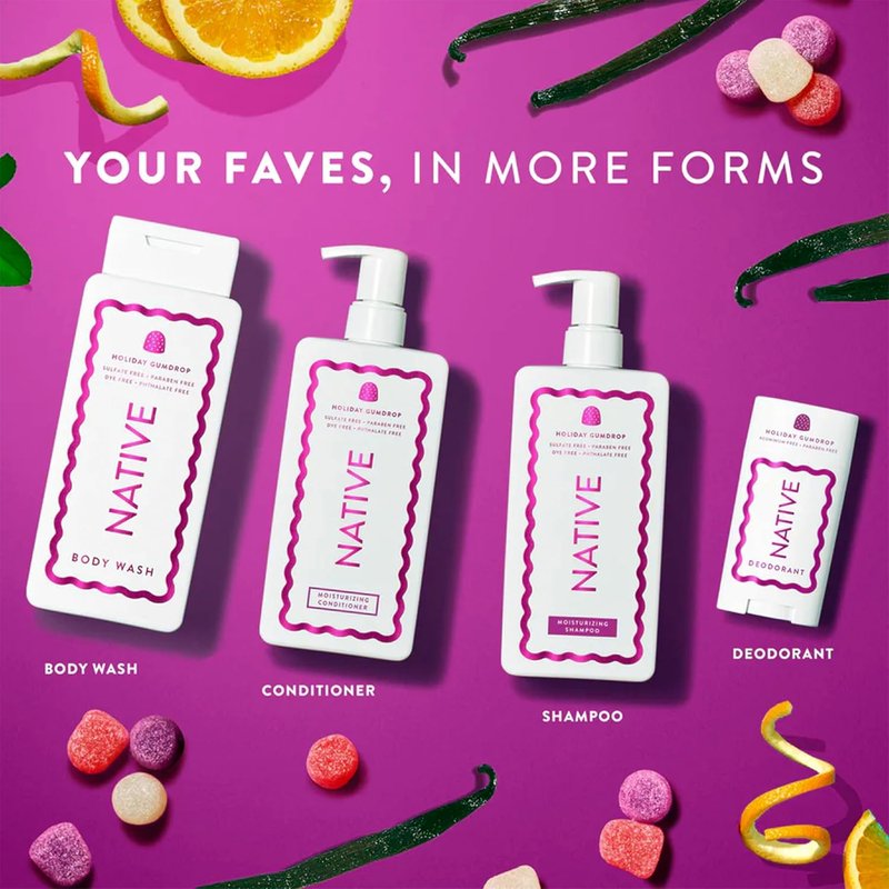Holiday Gumdrop Shampoo & Conditioner Set - Limited Edition 16.5 oz Each | Nourishing Hair Care
