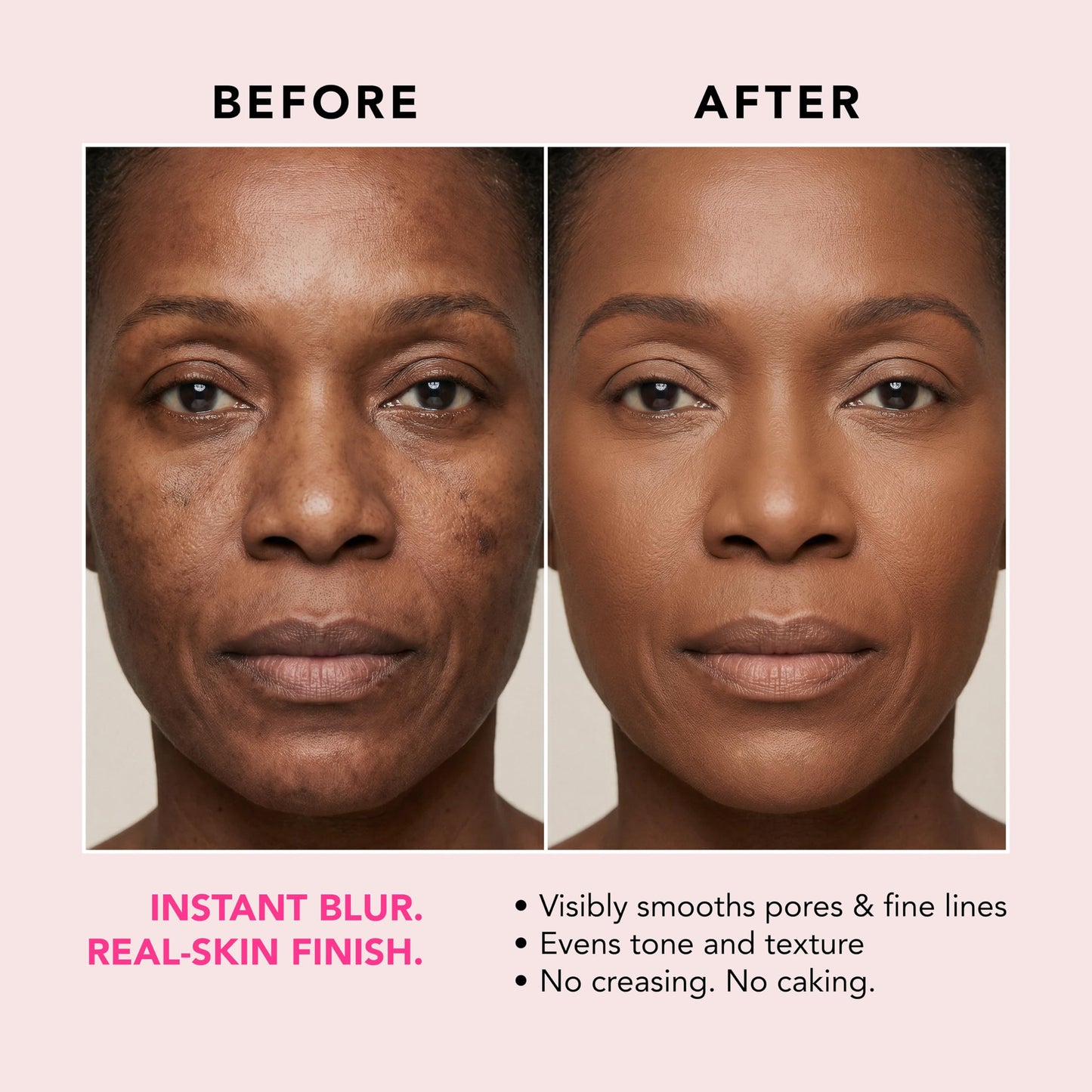 Peptide Blur Stick Foundation, Medium Buildable Coverage, Soft-Focus Pore Blurring, Hydrating Foundation for Mature & Textured Skin, Clean Beauty Makeup 0.29 oz – (Light/Medium)