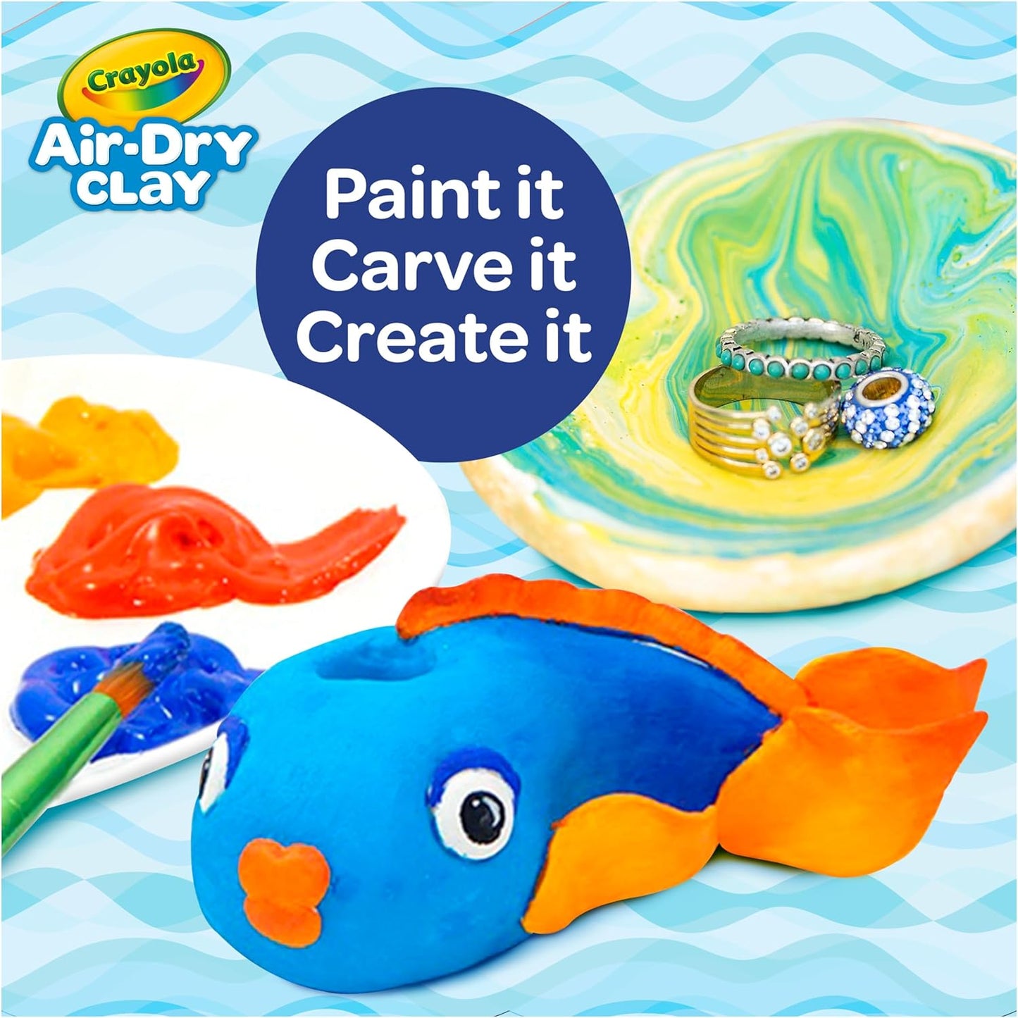 Crayola Air Dry Clay - Natural White Modeling Clay for Kids | 5lbs Bulk Sculpting Material for Art Classrooms