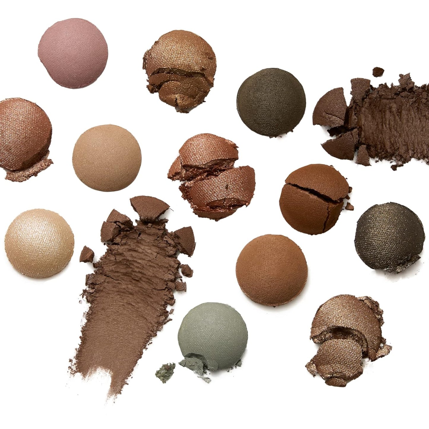 Baked Eyeshadow Palette - 14 Pigmented Shades for Blendable Natural Looks | Earthy Essentials