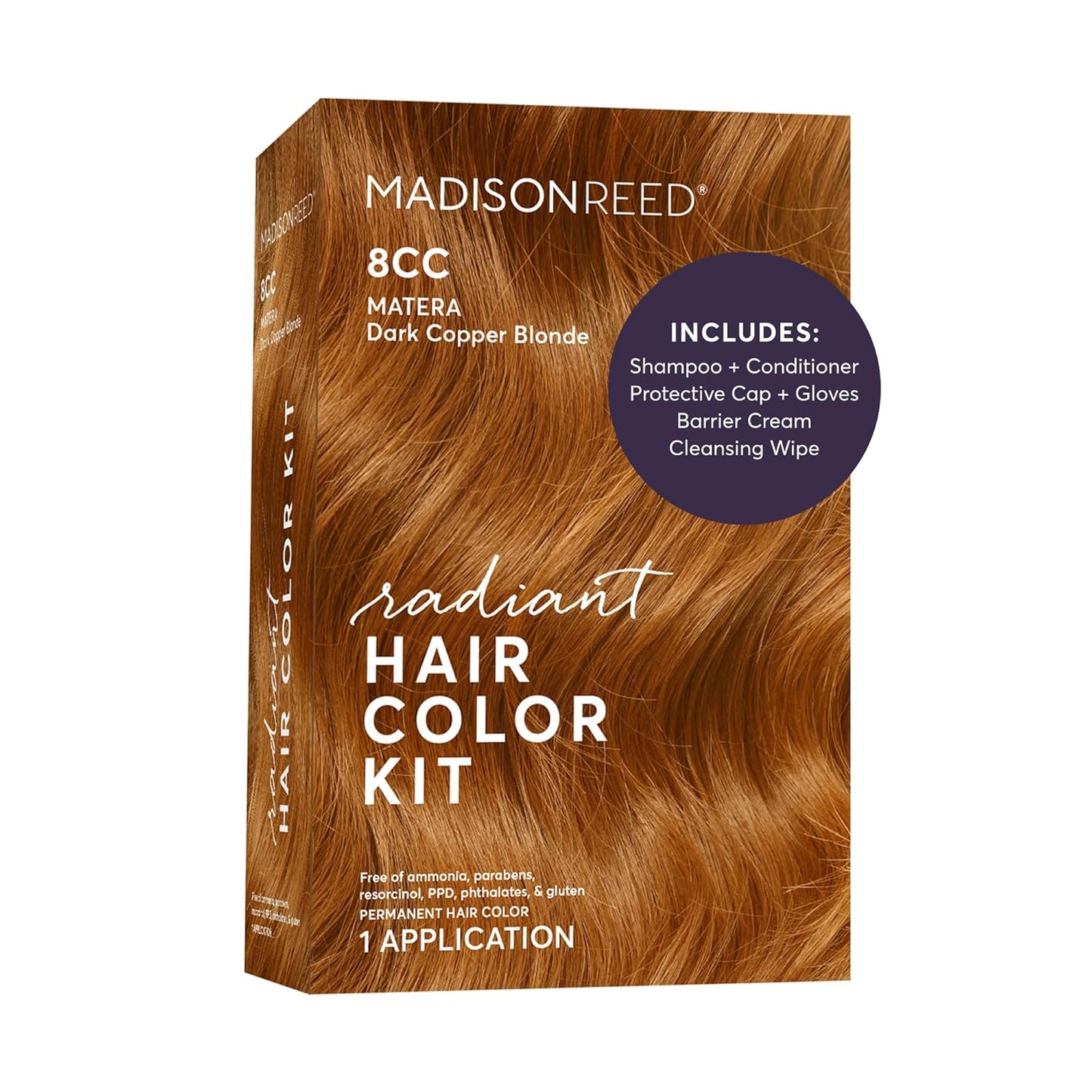 Madison Reed Radiant Hair Color Kit - 5RV Dark Garnet Red | Vivid Permanent Dye for Bold Color & Maximum Shine