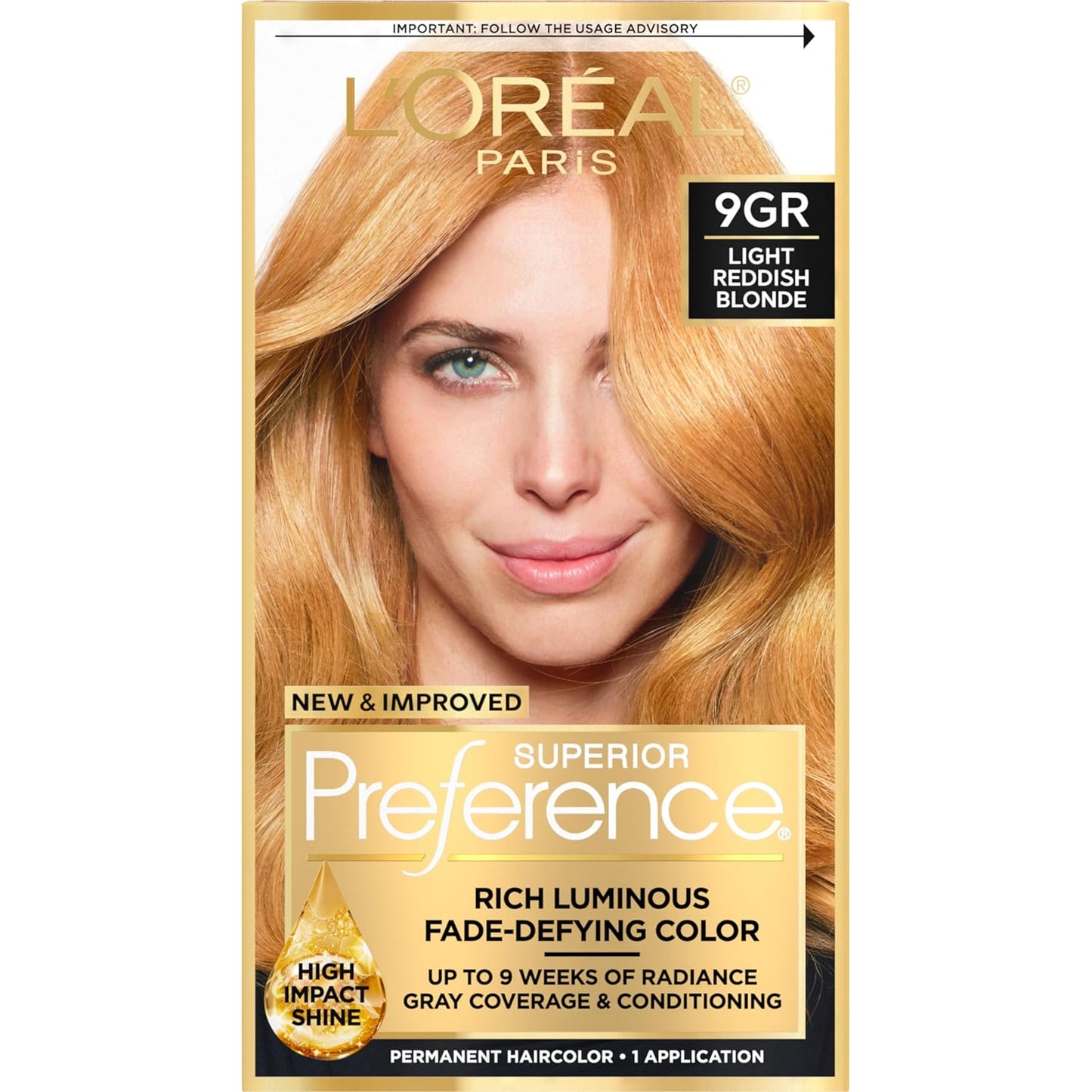 L'Oreal Paris Hair Color - Superior Preference Dark Ash Blonde 7A | Fade-Defying Permanent Dye for 9 Weeks of Radiance