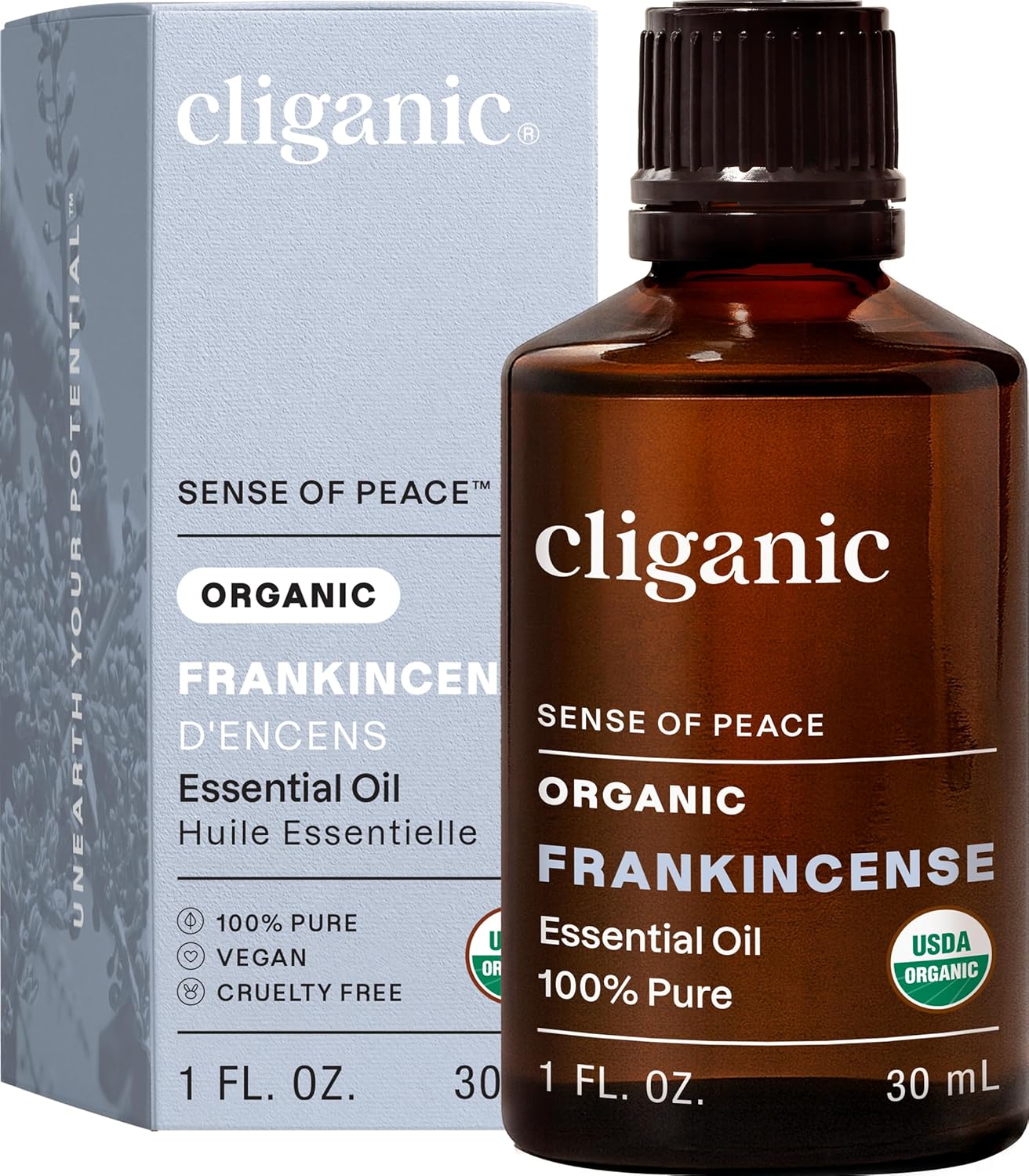 Cliganic Organic Lavender Essential Oil - 100% Pure Aromatherapy Oil | Non-GMO, 15ml