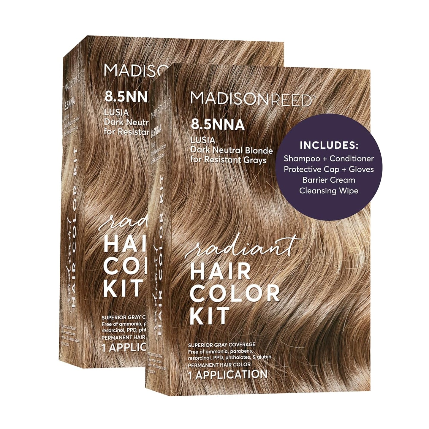 Madison Reed Radiant Hair Color Kit - 5RV Dark Garnet Red | Vivid Permanent Dye for Bold Color & Maximum Shine