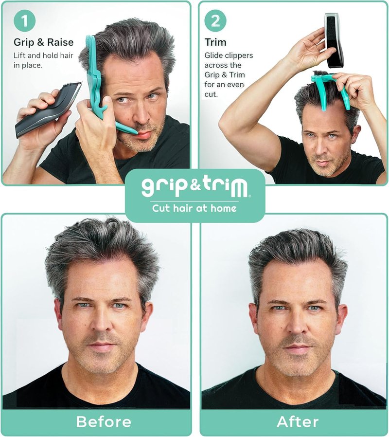 DIY Haircut Tool - Effortless Home Hair Cutting | Compatible with Hair Clippers for Clean, Even Trims