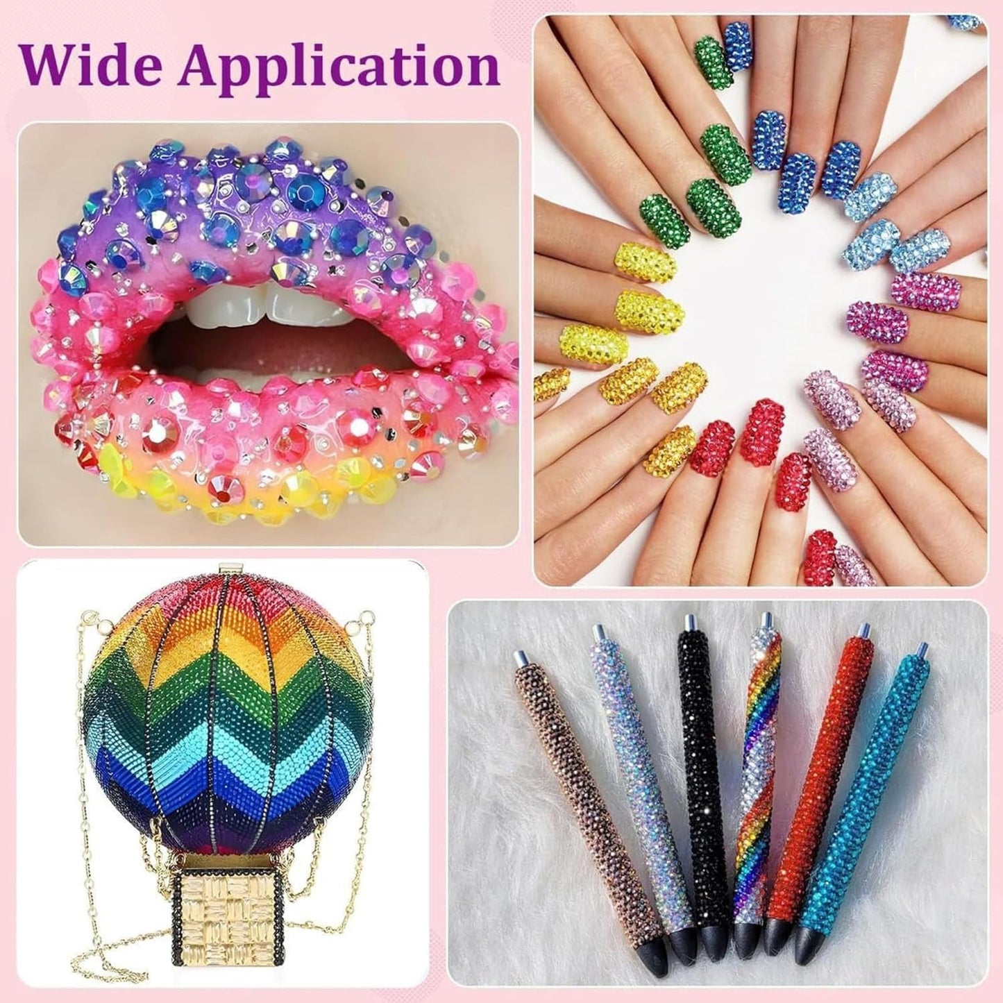 45000 Pcs 40 Colors Resin Jelly Rhinestones for Bedazzling Gems, Multicolor 3mm Flatback Badazzle Kit with 3 Pcs B7000 Jewelry Glue & Tools, All-in-One Bedazzling Kit DIY Arts & Crafts Gifts