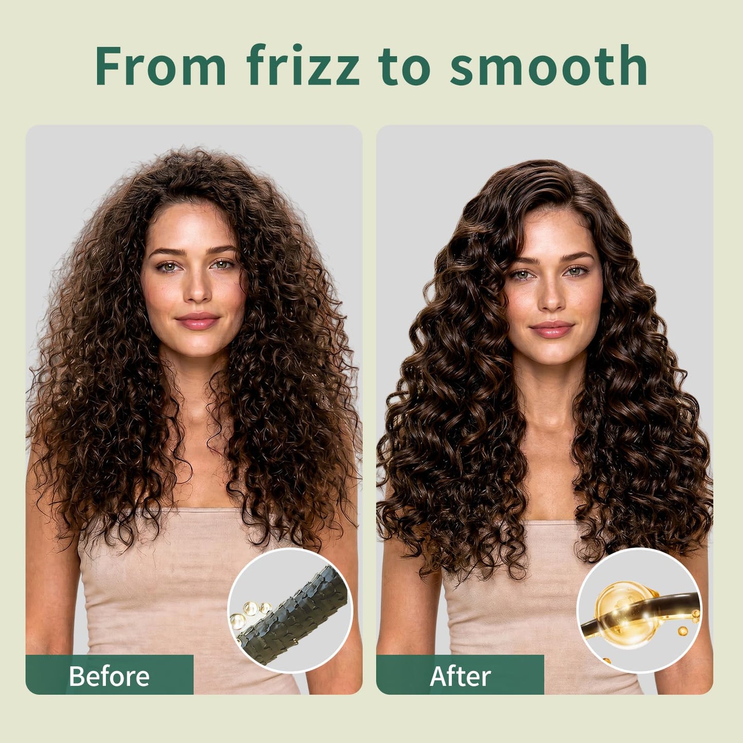 Amifiy Keratin Hair Mask, Multi-care Deep Conditioning Hair Mask for Dry Damaged Hair, Anti-Frizz, Intensive Hydrating & Repairing Deep Conditioner for Strong, Smooth and Silky Hair, 8 Fl Oz