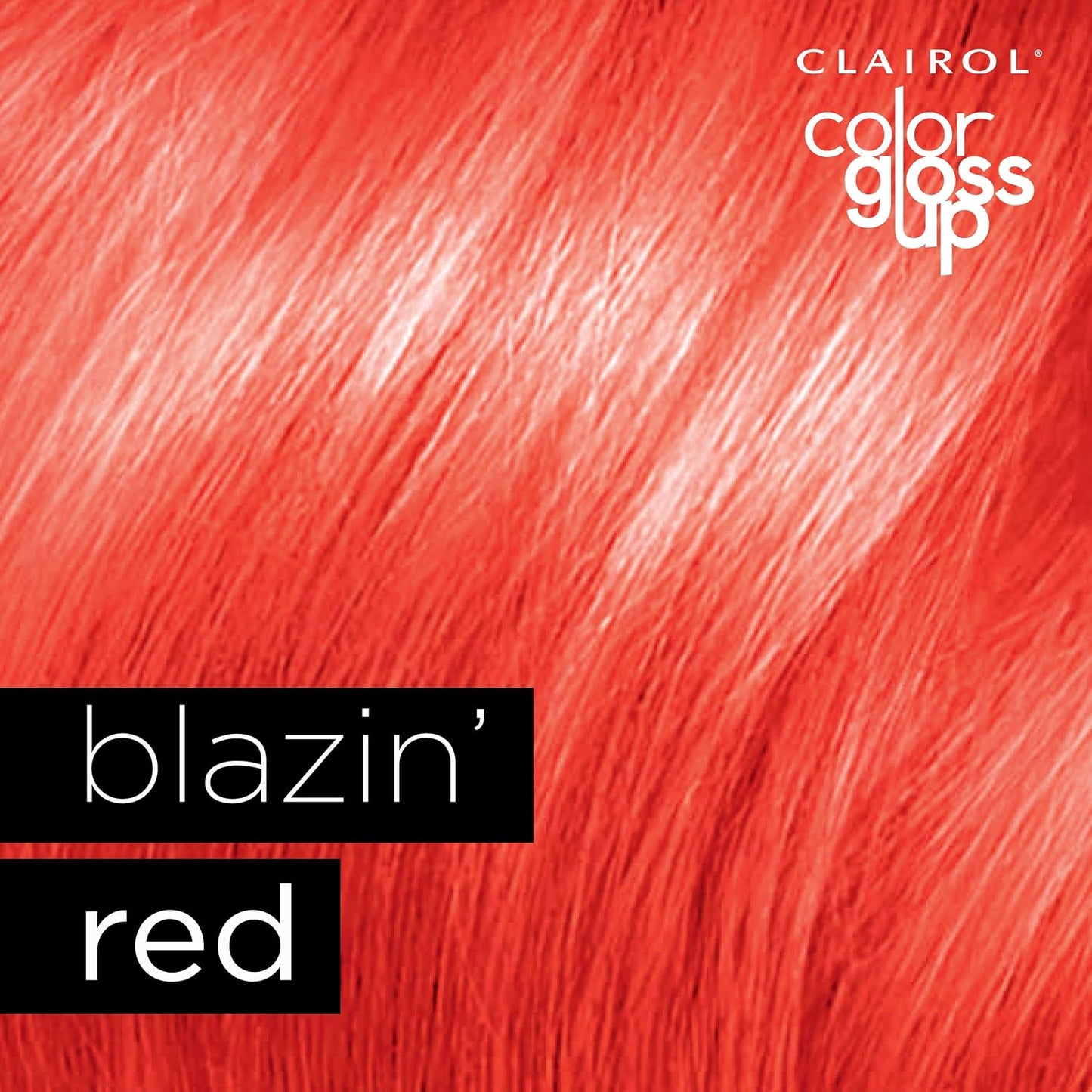 Clairol Color Gloss Up Temporary Hair Dye - Blazing Red | Vibrant Color, Easy Application