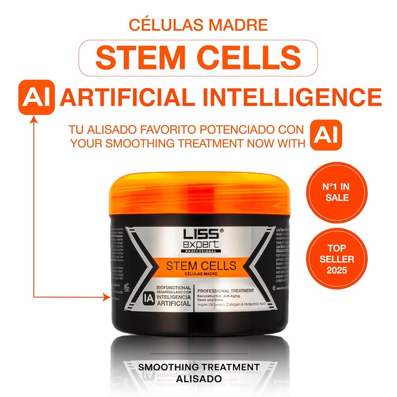 Liss Expert Smoothing Treatment | Organic Keratin & Argan Oil for Frizz-Free Shine - 250 ml, Shoulder Length