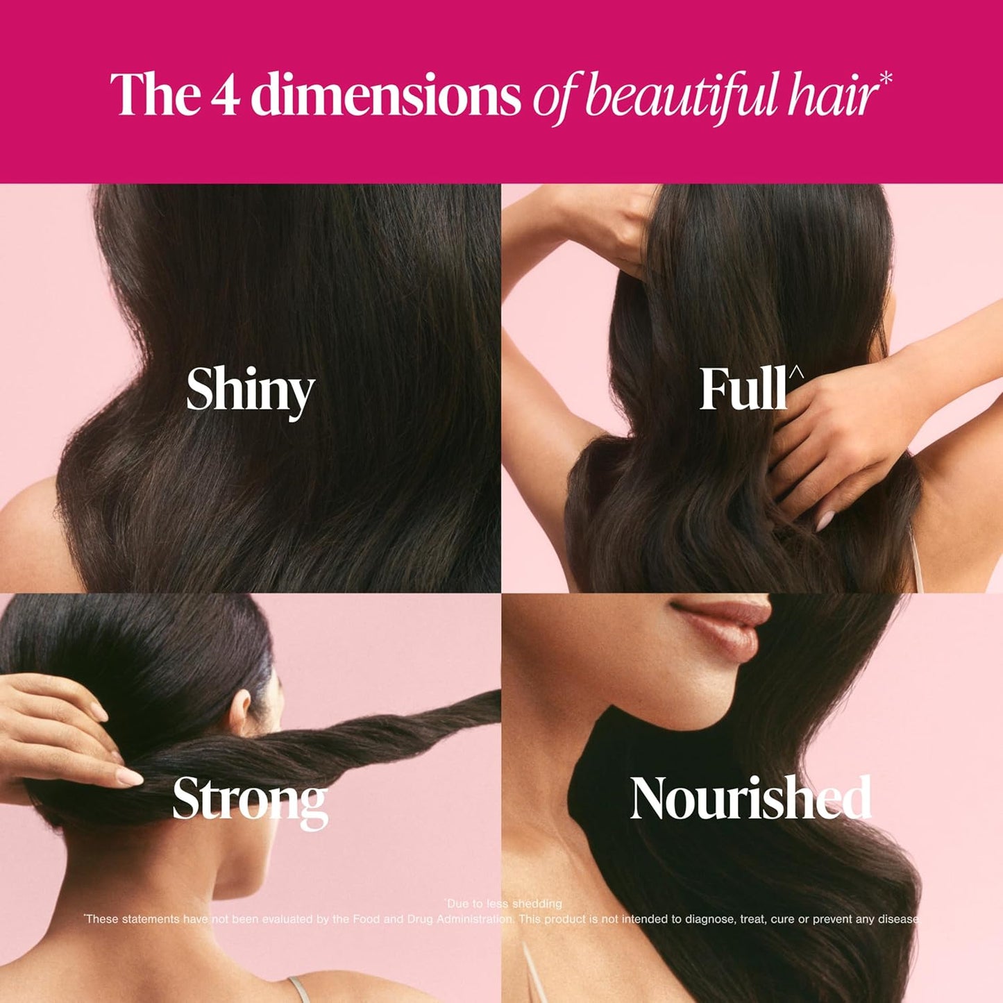 Viviscal 4D Hair Growth Supplements for Women - Strong, Healthy Hair | 60 Count, 30-Day Supply
