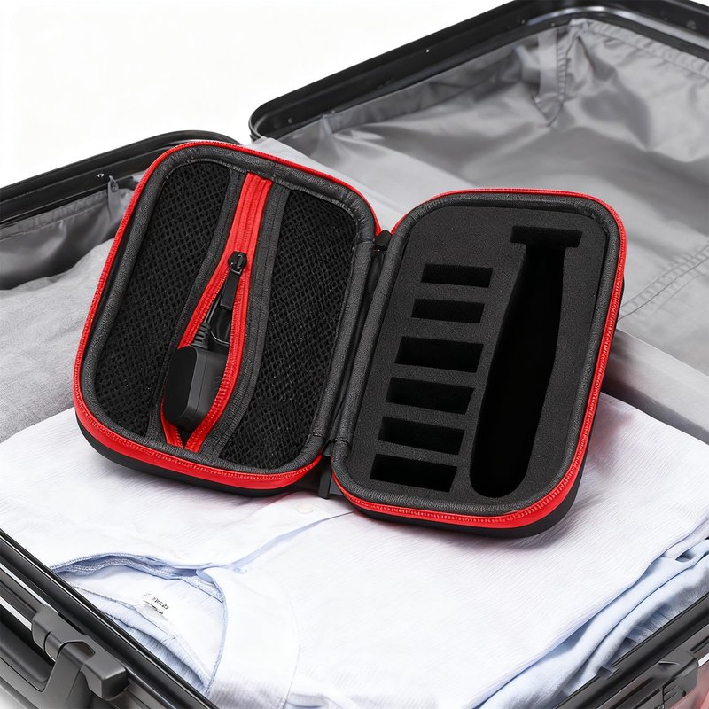 LinMei Hard Case for One Blade Trimmer, Travel Organizer Carrying Box for QP2520, QP2530, QP2620, QP2630 Face & Body Electric Trimmer Shaver