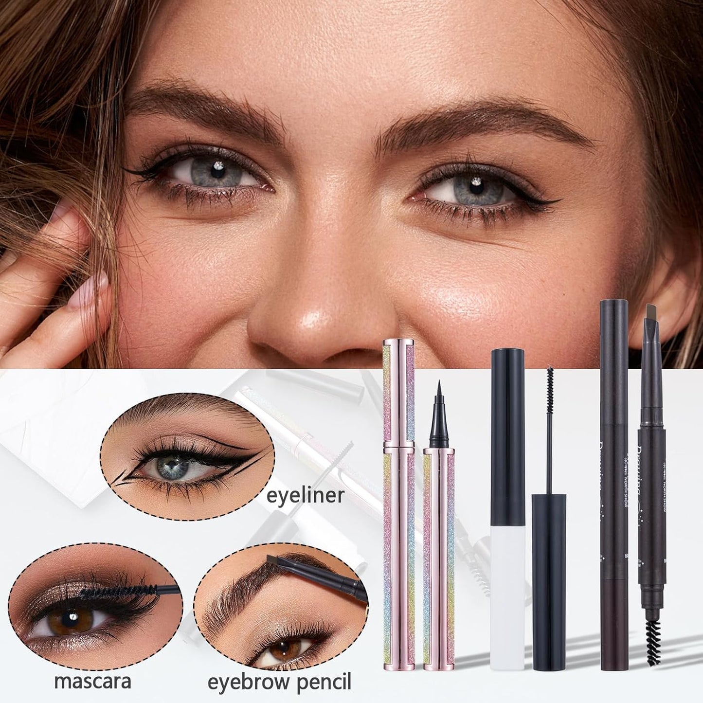 Teen Makeup Kit for Girls - Complete Eyeshadow Palette, Eyeliner, Brushes & Lipgloss Set | Perfect Gift for Women