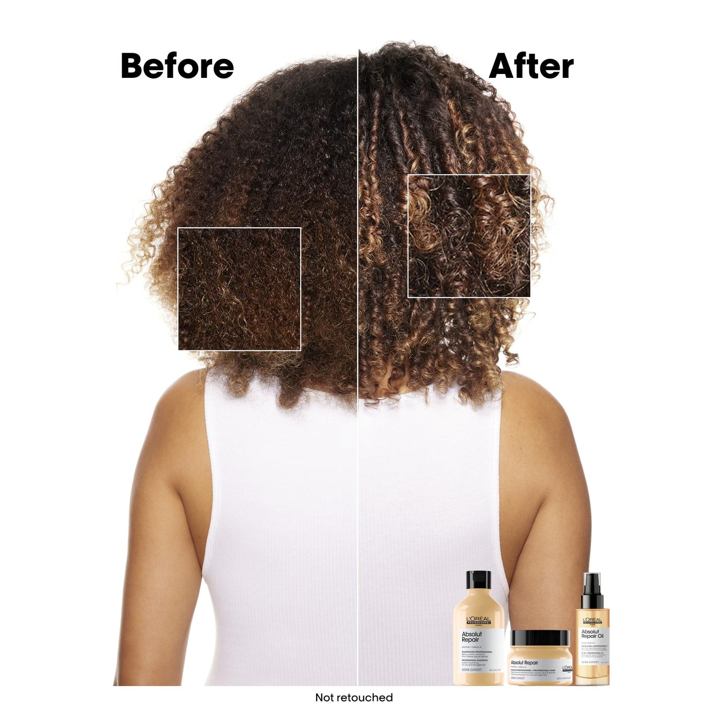 L'Oréal Professionnel Paris Absolut Repair Shampoo – Nourishing Protein Shampoo For Dry, Damaged Hair, Repairs Damage and Provides Shine, 16.9 Fl Oz