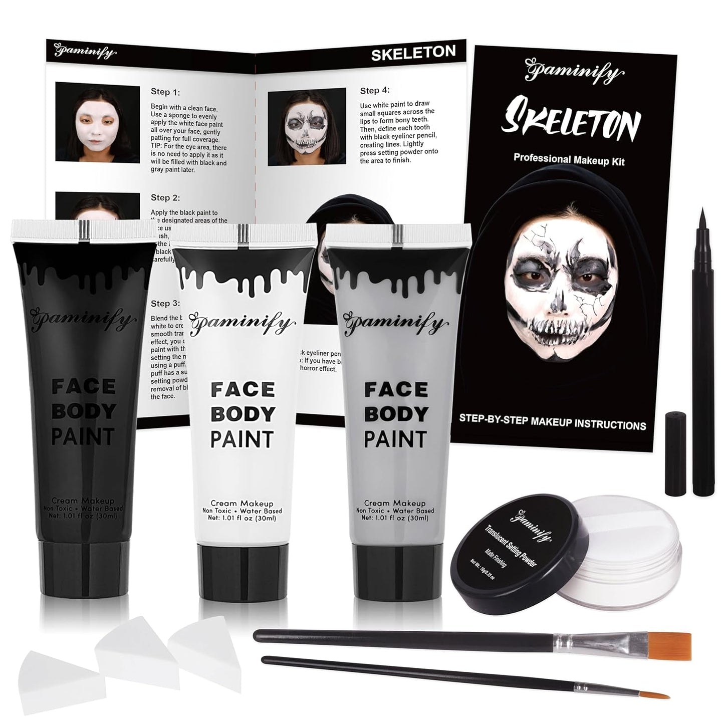 Bald Cap Kit - Complete SFX Makeup Set for Halloween & Cosplay | Professional Tools & Instructions