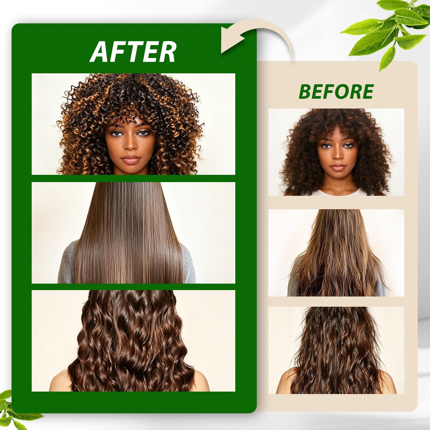 Wig Milk Spray for Synthetic Hair, Leave-In Conditioner Wig Detangler Spray for Human Wigs, Conditioner ＆ Detangler 2 in 1 Moisturizer, Hydrates & Replenishes Synthetic Hair Wigs Easy Combing 250ML