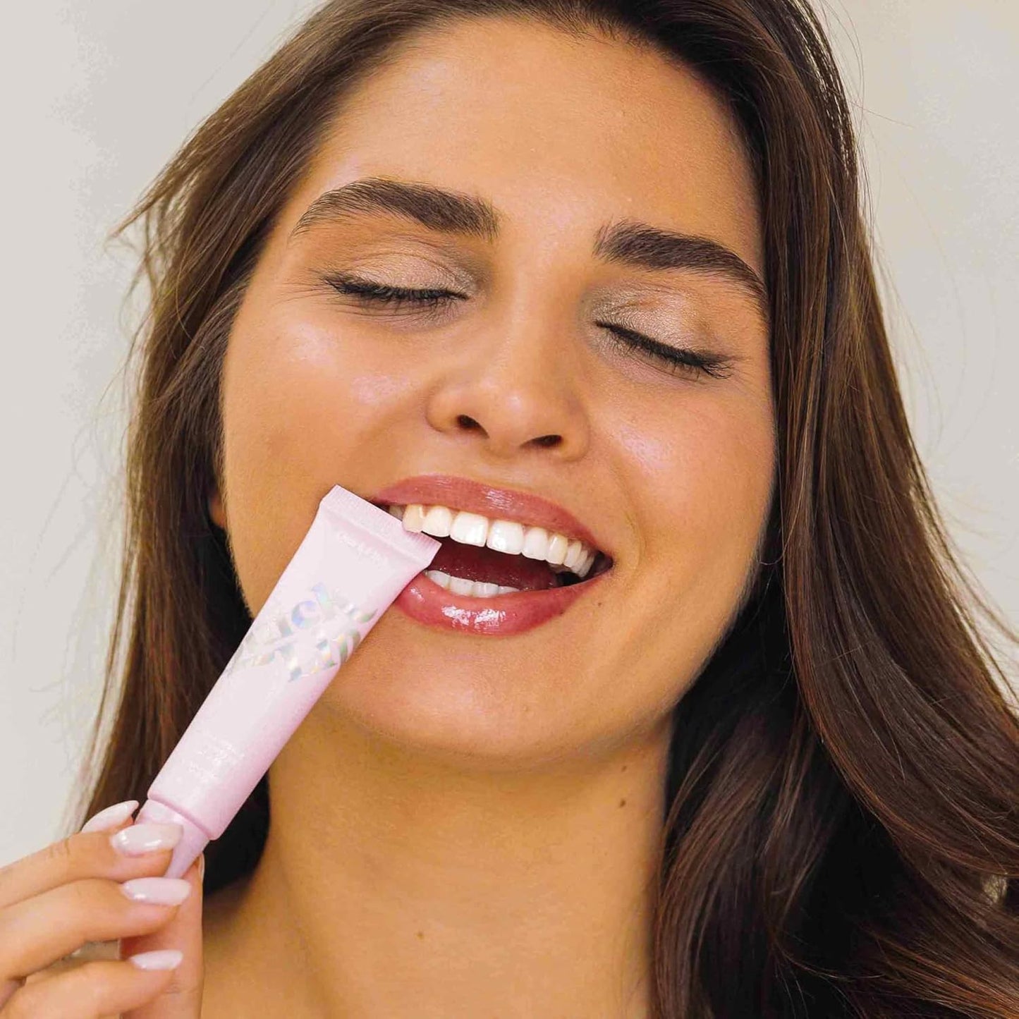 Tri-Peptide Lip Butter Glaze - Strawberry Sugar Pink Moisturizing Lip Balm | Hydrating Formula