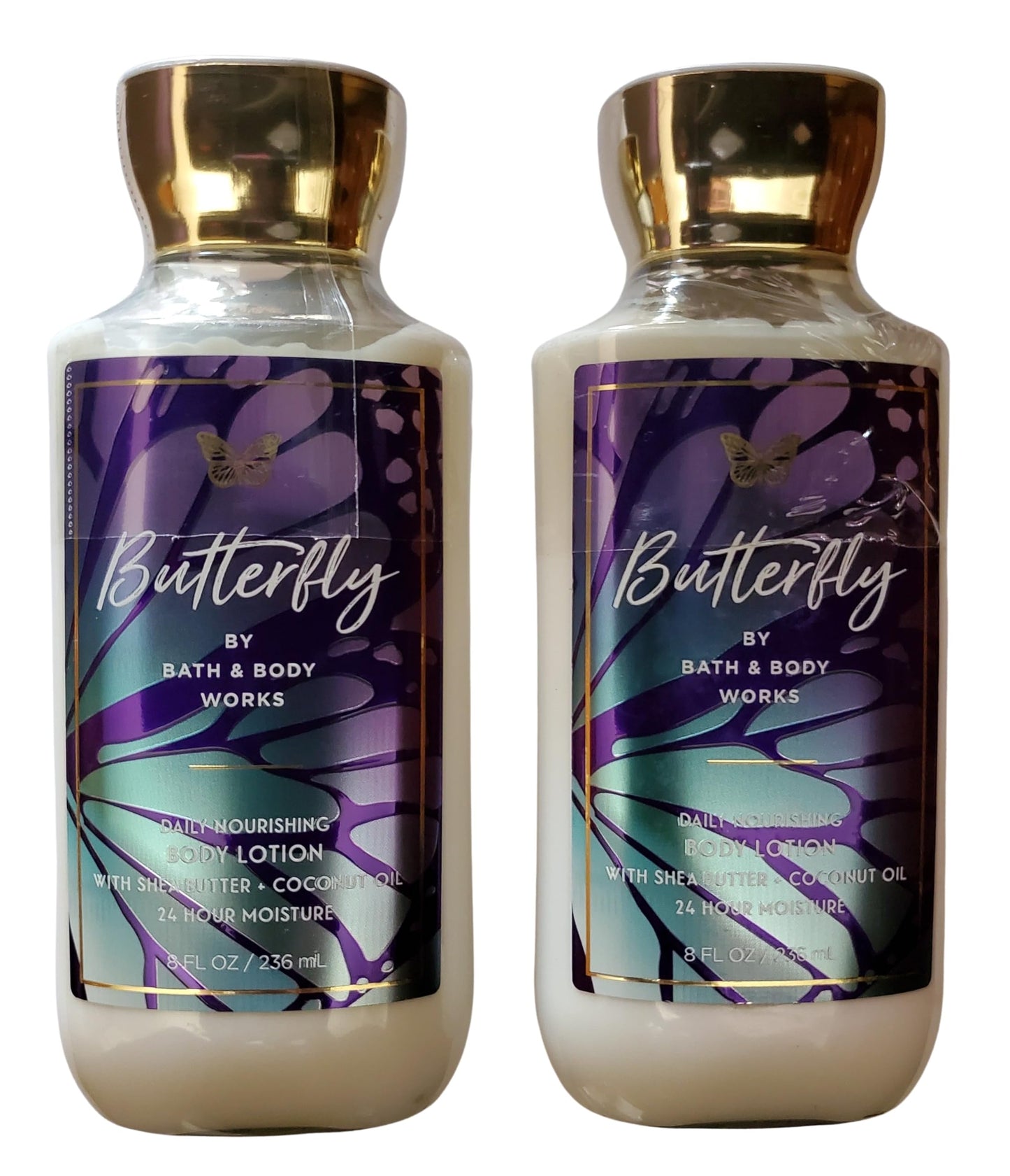 Bath & Body Works Butterfly Body Lotion 8 Ounces Each Pack of 2 Packaging May Vary