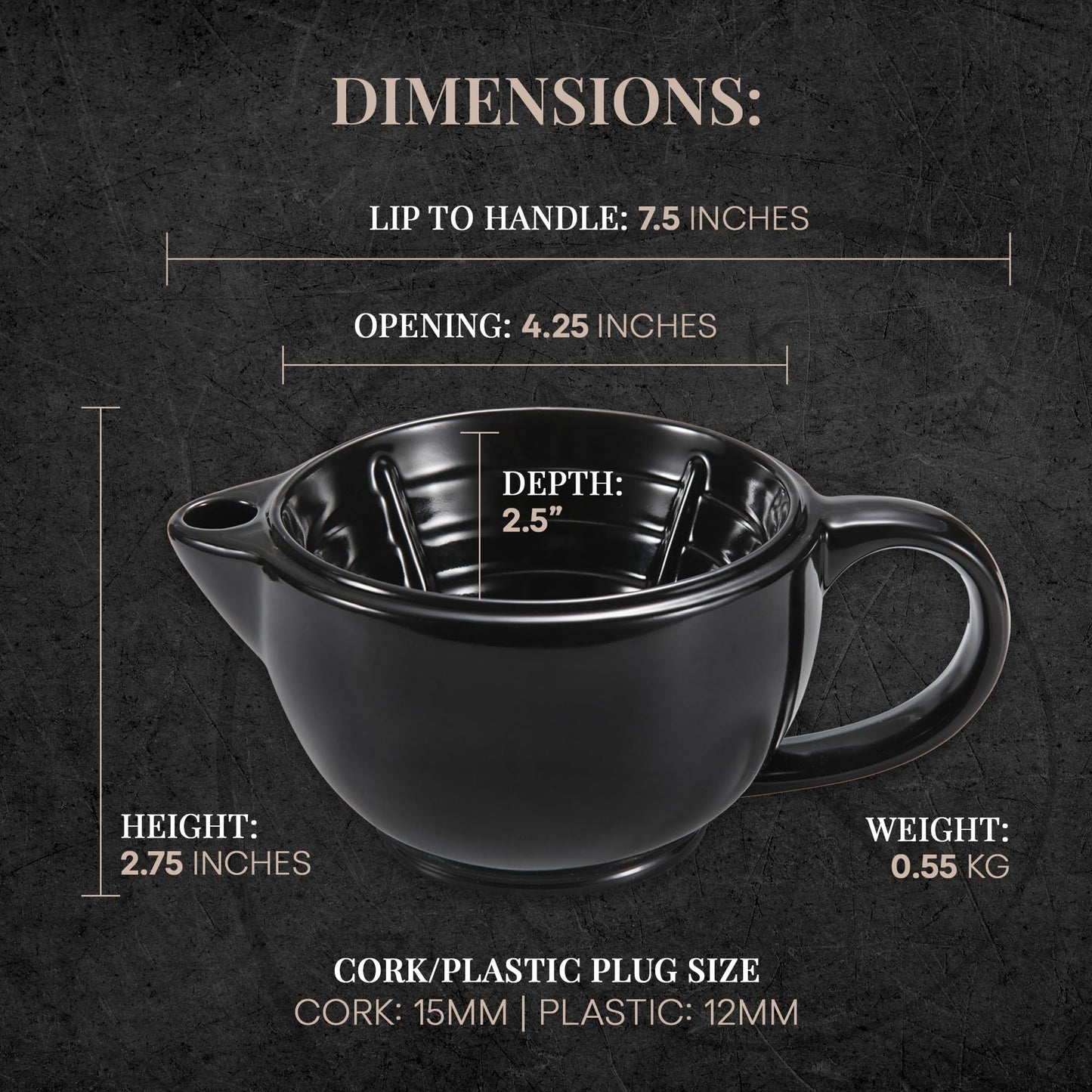 Naked Armor Savanna Shaving Scuttle Mug with Organic Shaving Soap Puck – Porcelain Shaving Mug and Shaving Bowl for Wet Shaving, Keeps Your Lather Hot, Creates Rich and Creamy Lather, Handmade Scuttle