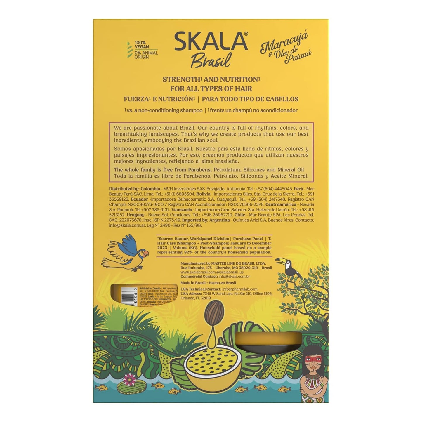 Skala Maracuja Shampoo & Conditioner Set - Nourishing Hair Care | 325ml