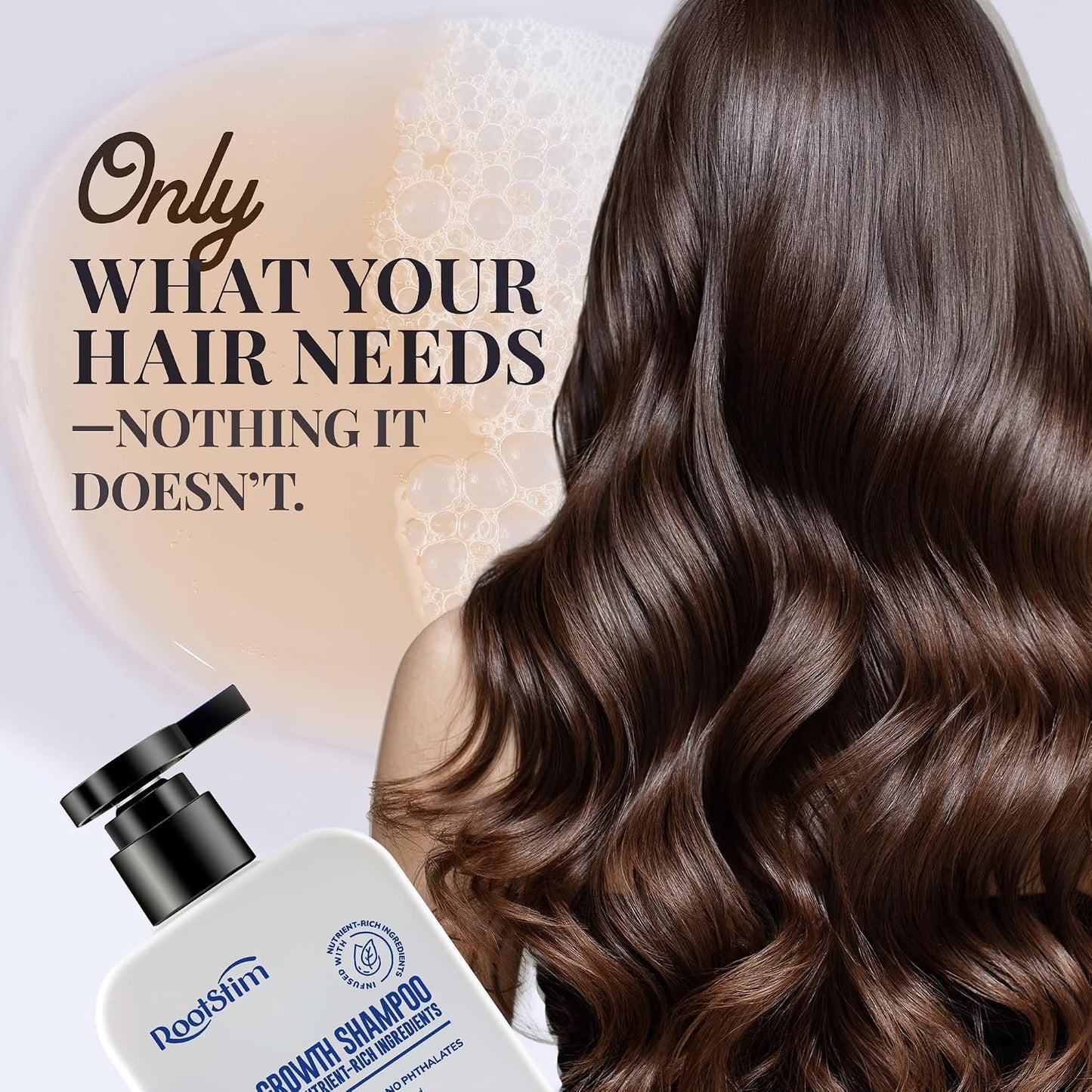 Biotin & Rosemary Shampoo for Hair Growth - Natural Hair Thickening Formula | Sulfate-Free, 10 fl oz