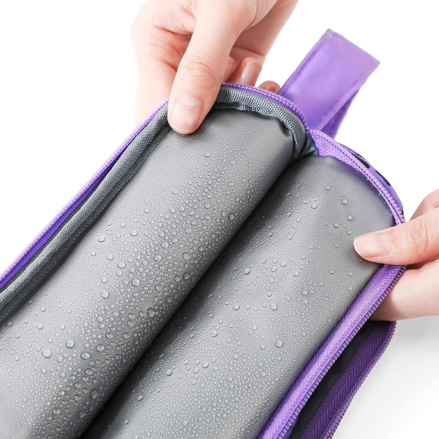 Kids Toiletry Bag - Waterproof Mermaid Scales Travel Cosmetic Bag for Girls | Hanging Wash Bag