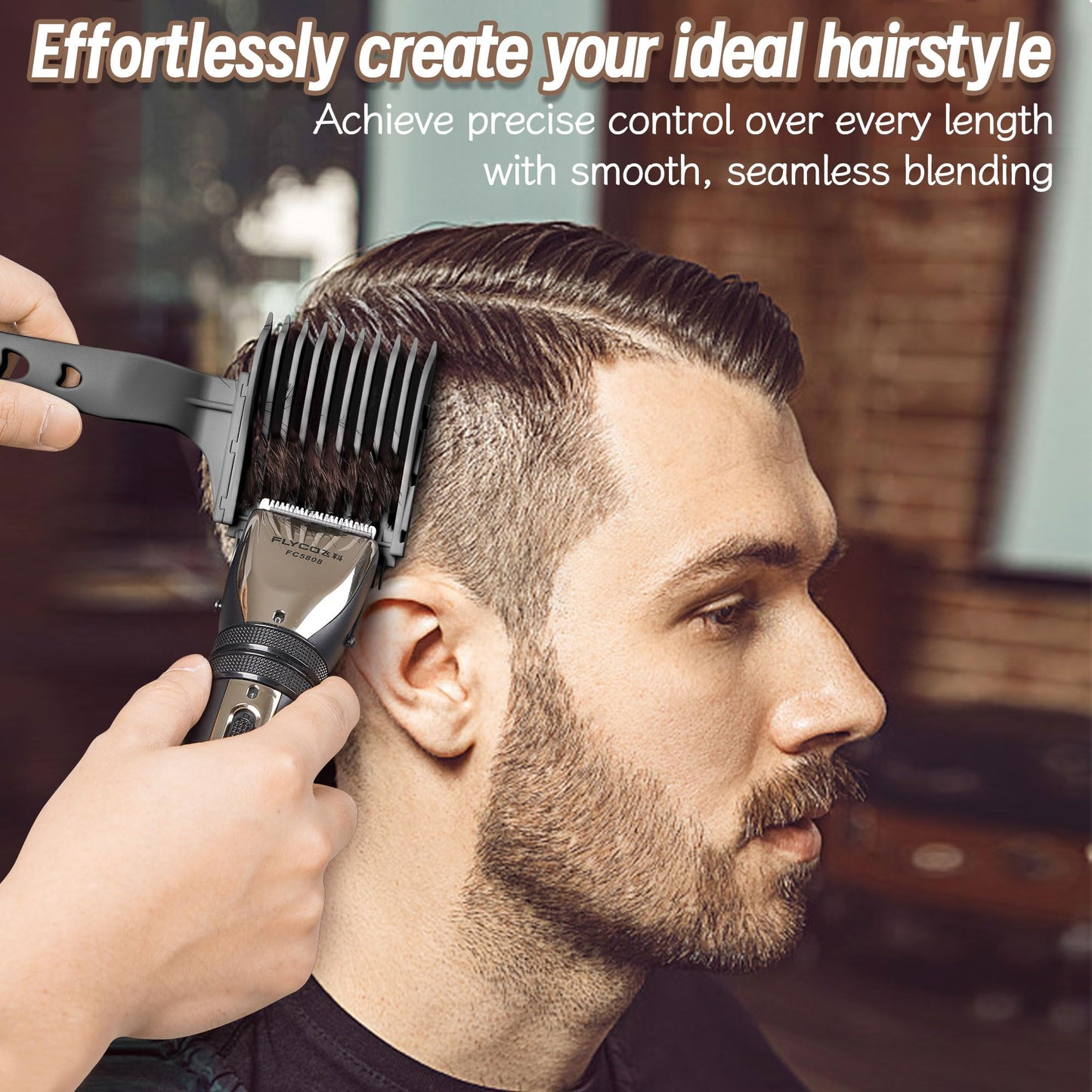 TMJUU 4-in-1 Detachable Fade Comb Set