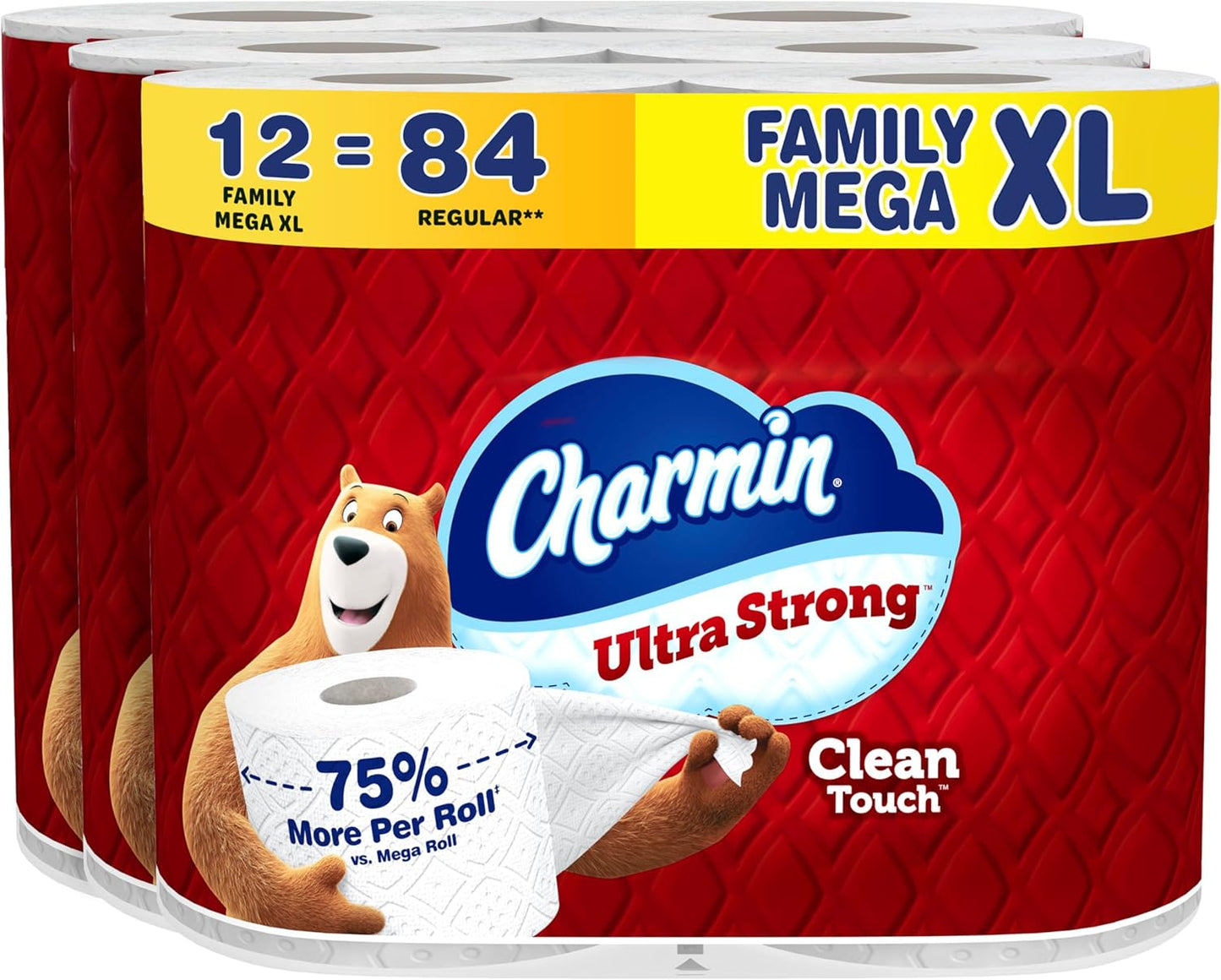 Charmin Ultra Strong Toilet Paper - 24 Mega Rolls | 120 Regular Rolls, Soft & Durable