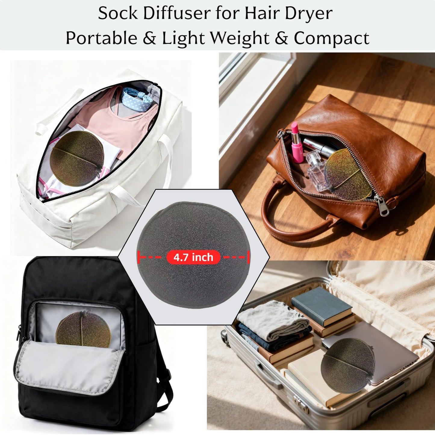 Diffuser Attachment for Hair Dryer