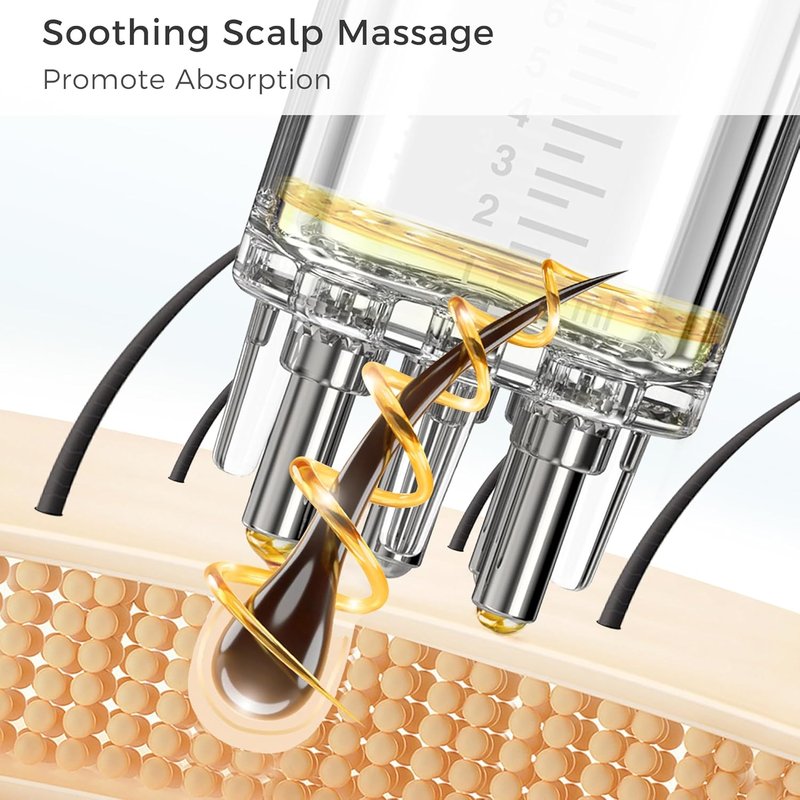 Minoxidil Applicator Comb - 2 PCS Scalp Massage Tool for Hair Growth Serum | Easy Application