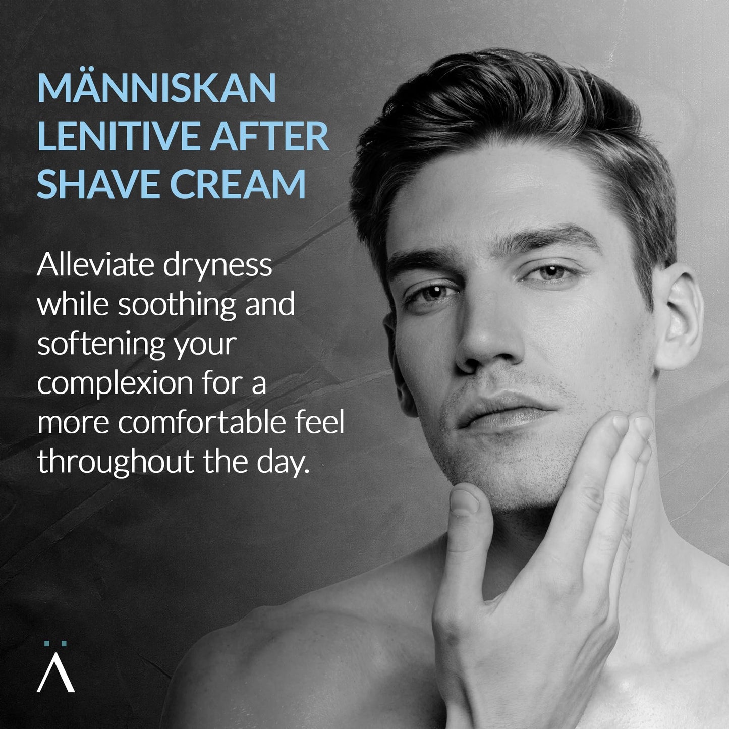 Människan Lenitive After Shave Cream, 150ml - Gentle, Refreshing Moisturizer with Plant Extracts to Soothe and Calm Skin