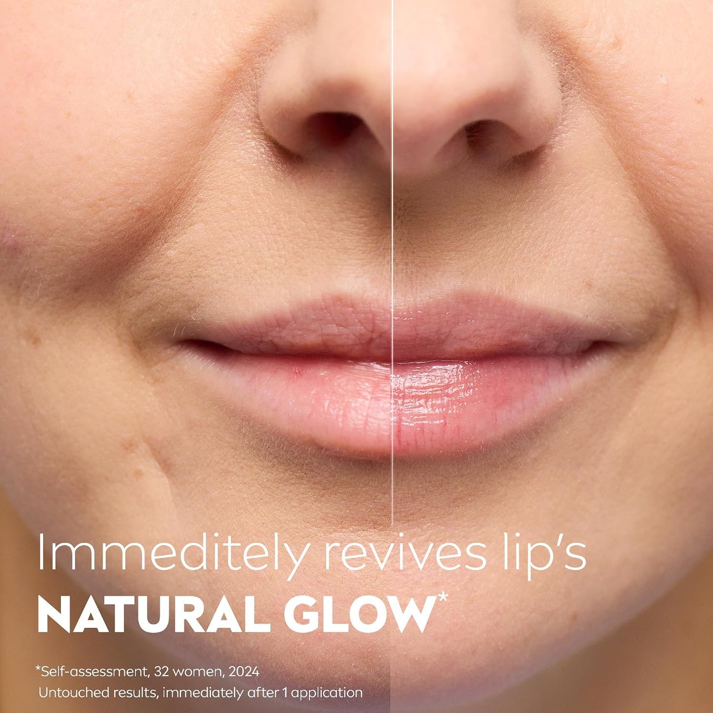 NIVEA Glowy Lips Vegan Lip Balm - Hydrating with Hyaluronic Acid & Vitamin E | 0.35 Fl Oz Tube