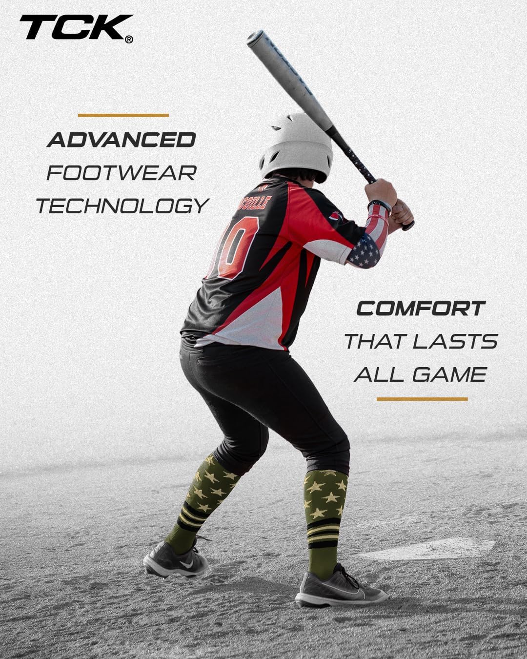 Baseball Socks - USA Made American Flag & Patriotic Design | Youth & Adult Sizes Available