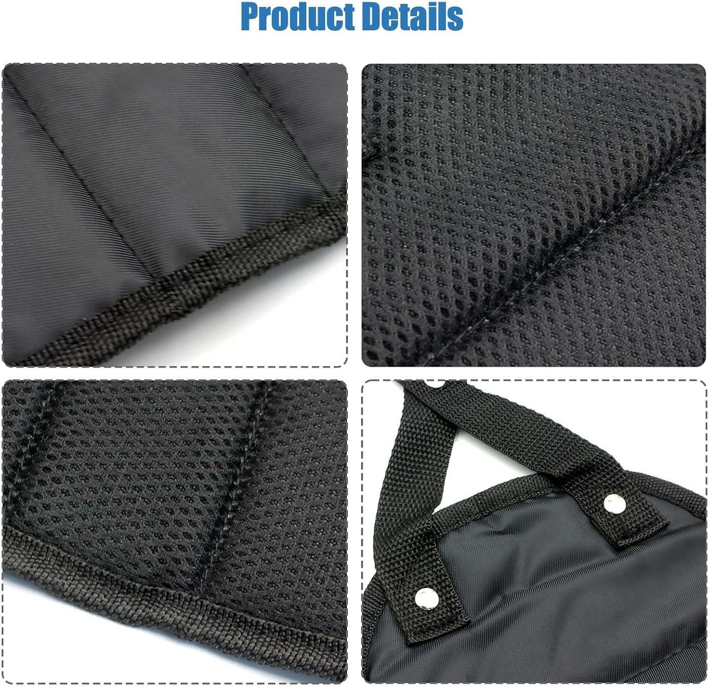 Foot Hammock for Plane Travel, Portable Airplane Foot Rest, Adjustable Leg Hammock Flight Trips, Perfect Airplane Footrest to Relax Feet, Ideal for Long Flights, Home & Office (Black)