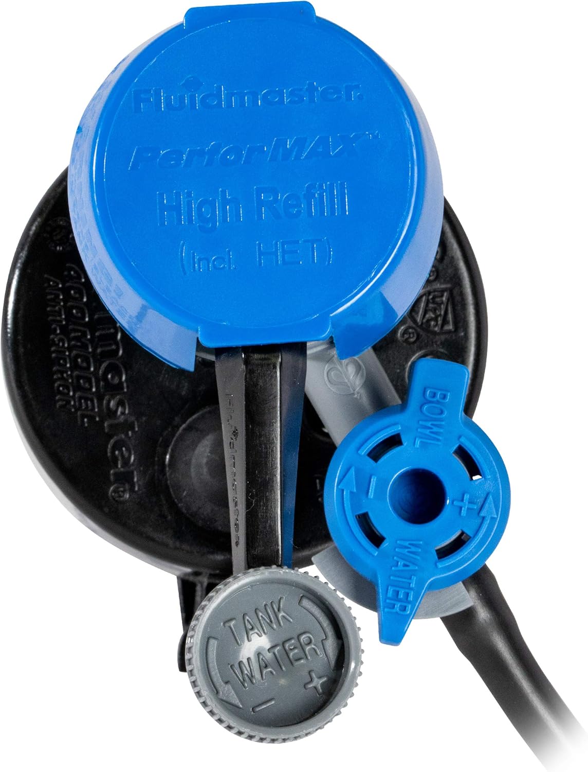 Fluidmaster Toilet Fill Valve - High-Performance Water Control for Tank & Bowl | 1-Pack, Multicolor