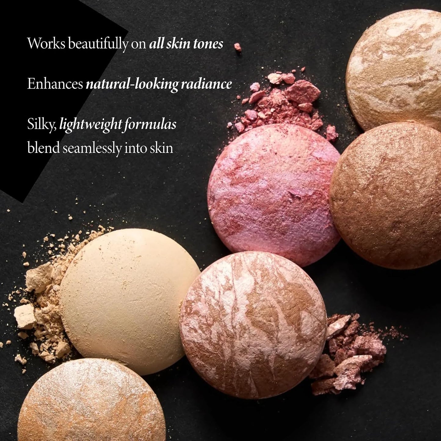 Cheek to Chic Tropical Glow Baked Face Palette - 2 Blushes, 2 Bronzers & 2 Highlighters