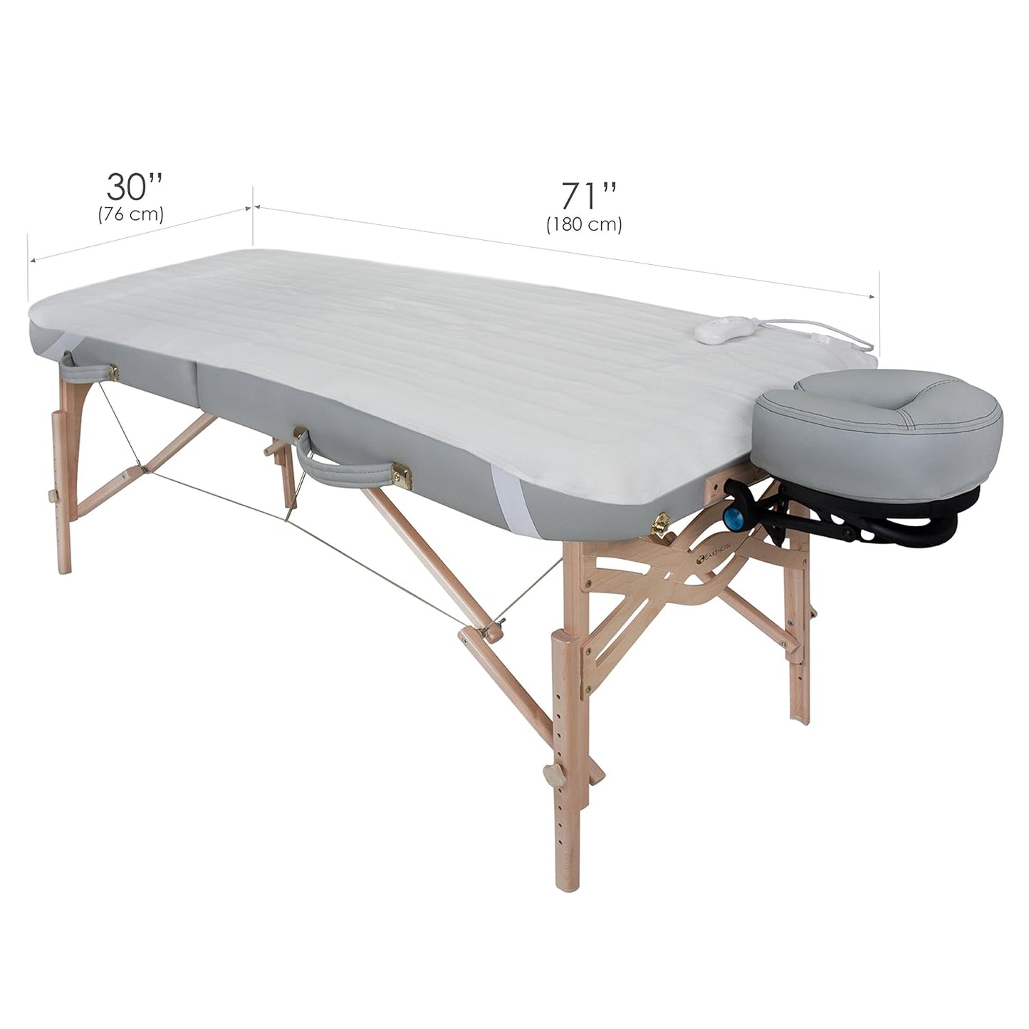 Massage Table Warmer - Earthlite Bodyworker’s Choice with Three Heat Settings & Felt Lining | 30” x 71”