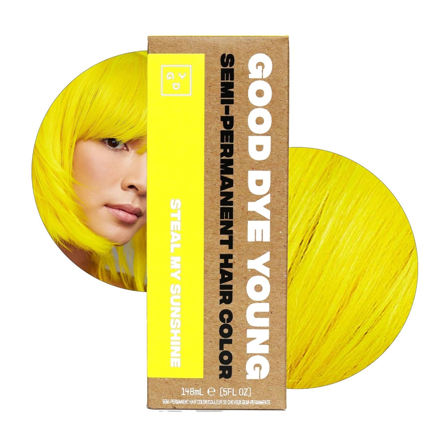 Good Dye Young Semi-Permanent Hair Color - Vegan Pink Hair Dye for Non-Damaging Color | 5 FL OZ, Lasts Up to 24 Washes