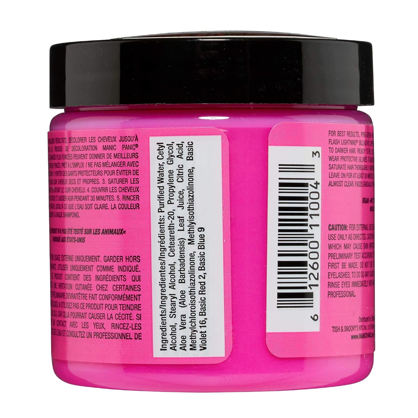 Classic Cotton Candy Pink Hair Color - Semi-Permanent Bright Pink Dye for Men & Women | Vegan & Cruelty-Free (4oz)