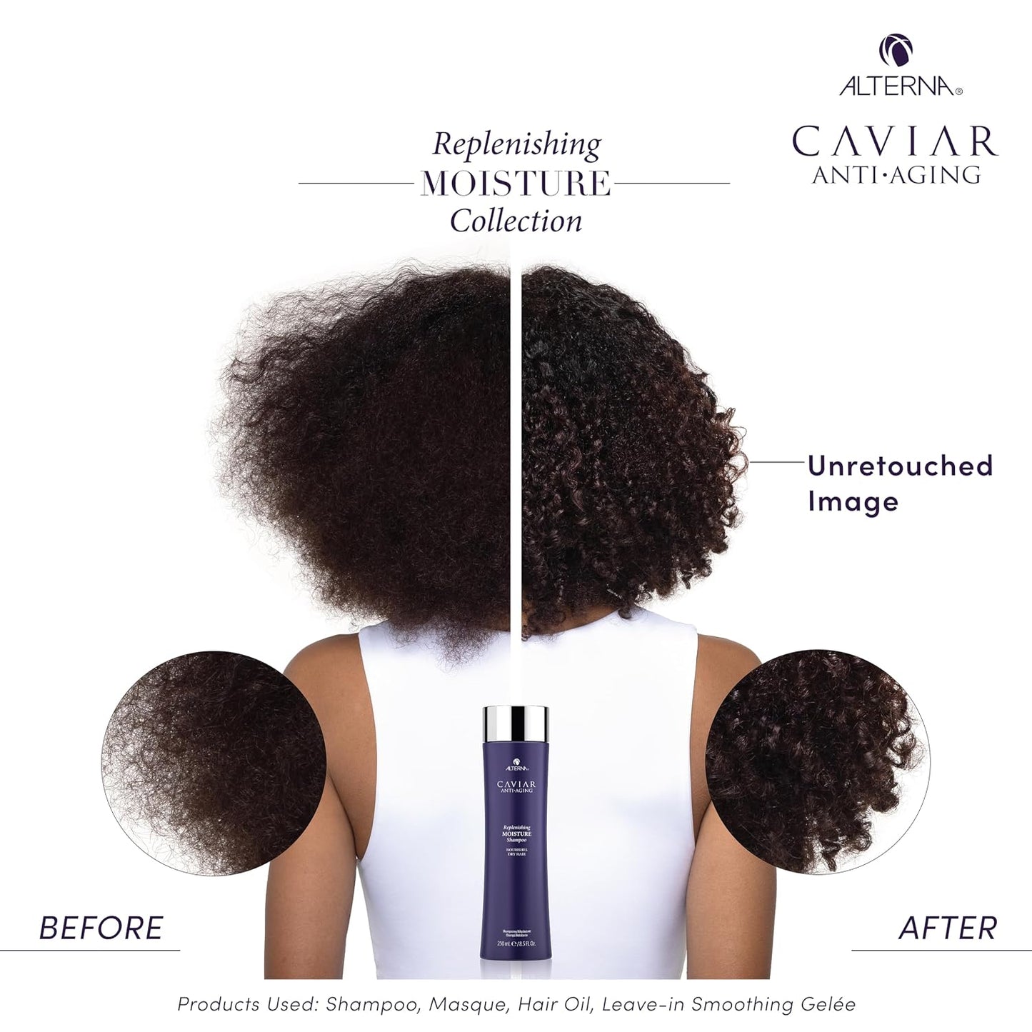 Alterna CAVIAR Anti-Aging Moisture Shampoo - Hydrating Formula for Dry, Brittle Hair | Sulfate Free