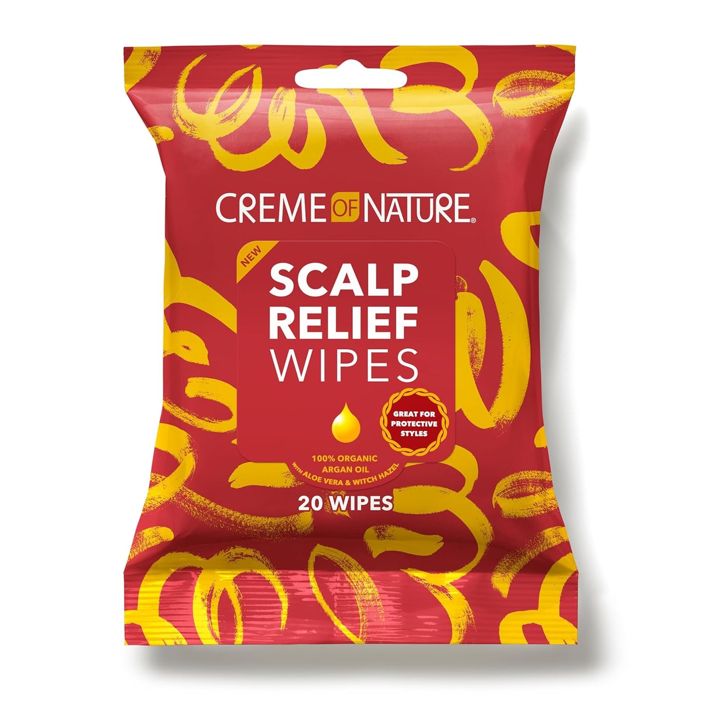 Argan Oil Scalp Relief Wipes - Nourishing Moisture for Dry Scalp | 30 Count